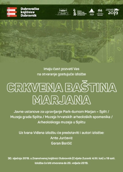 ''Crkvena baština Marjana'' – gostujuća izložba uz predavanje