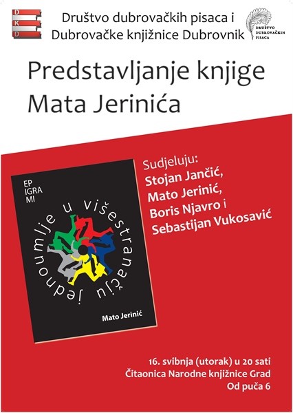 Nova knjiga Mata Jerinića