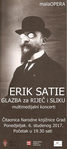 Erik Satie, glazba za riječ i sliku