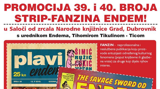 Tihomir Tikulin Tico: predstavljanje stripa/fanzina ''Endem''