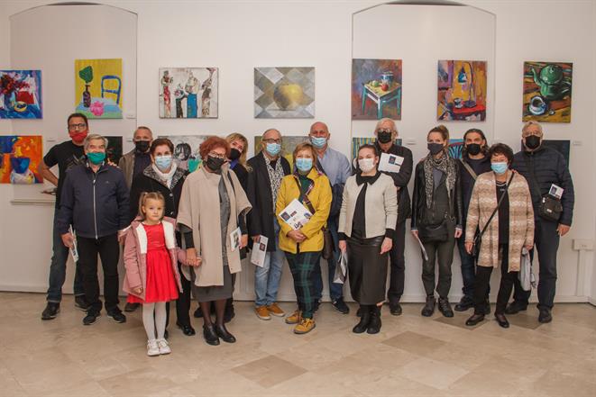 USUSRET BLAGDANIMA Dubrovačka udruga likovnih umjetnika otvorila izložbu ''Za stolom''