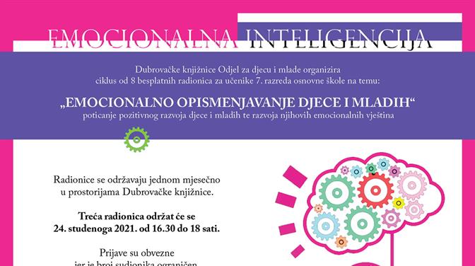 RADIONICE ZA SEDMAŠE: Emocionalno opismenjavanje djece i mladih