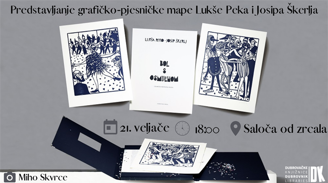Predstavljanje grafičko-pjesničke mape Lukše Peka i Josipa Škerlja