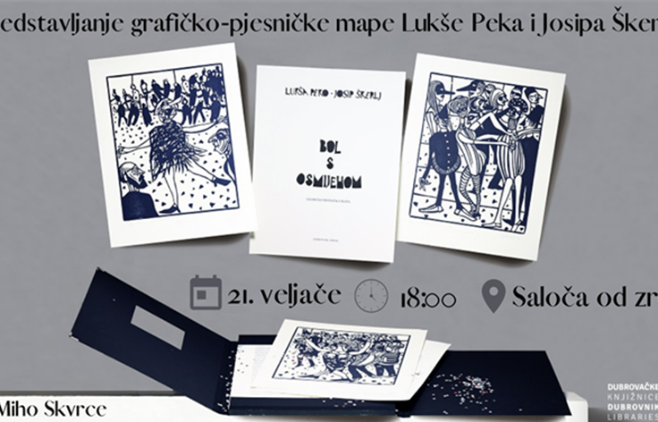 Predstavljanje grafičko-pjesničke mape Lukše Peka i Josipa Škerlja