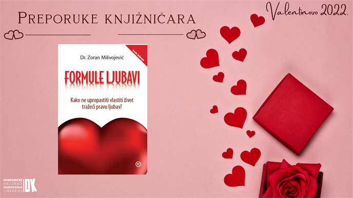 PREPORUKE KNJIŽNIČARA: Zoran Milivojević: "Formule ljubavi"