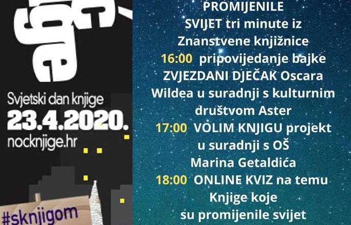 Virtualna Noć knjige 2020. u Dubrovačkim knjižnicama