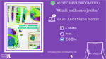 "Mladi jezikom o jeziku" online predavanje Anite Skelin Horvat povodom Mjeseca hrvatskoga jezika