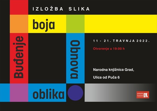 Uskrs u knjižnicama - otvorenje  grupne izložbe "Buđenje boja, obnova oblika"