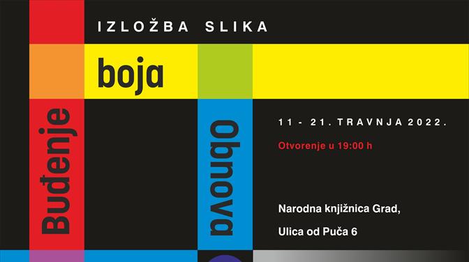 Uskrs u knjižnicama - otvorenje  grupne izložbe "Buđenje boja, obnova oblika"