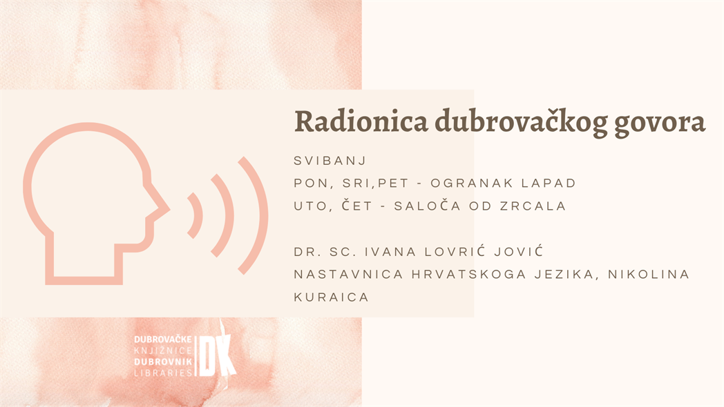 Započeo proljetni ciklus radionica dubrovačkog govora