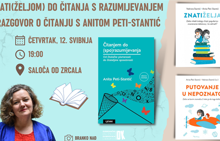 Znati(željom) do čitanja s razumijevanjem: razgovor o čitanju s Anitom Peti-Stantić
