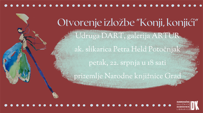 Otvorenje samostalne izložbe "Konji, konjići" Petre Held Potočnjak