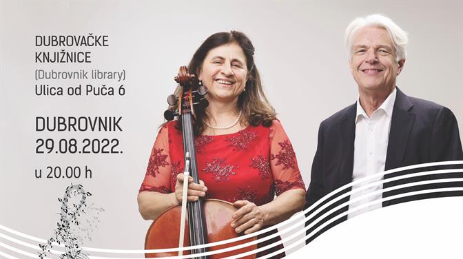 Koncert "Putovanje Europom"  glazbenika Sanje i Michaela Uhde u Saloči od zrcala