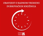 Od 1. rujna Dubrovačke knjižnice prelaze na zimsko radno vrijeme