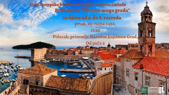Kreće pričaonica "Ulicama moga grada" za djecu od 4. do 8. razreda