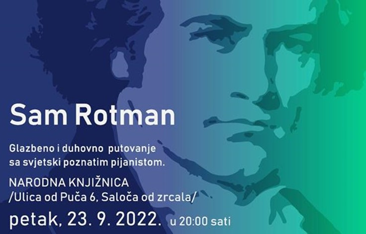 Koncert pijanista Sama Rotmana u Saloči od zrcala