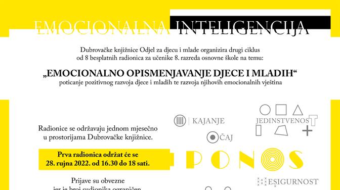 Započinje drugi ciklus radionice "Emocionalno opismenjavanje djece i mladih"