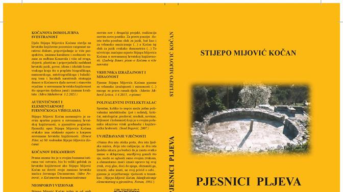 Stijepo Mijović Kočan predstavlja dvije nove knjige "Bože moj" i "Pjesnici pljeva"