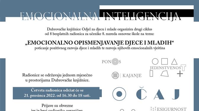 Četvrta radionica "Emocionalno opismenjavanje djece i mladih"