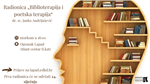 Počinje ciklus radionica "Biblioterapija i poetska terapija"