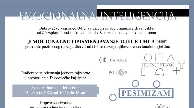 6. radionica "Emocionalno opismenjavanje djece i mladih"