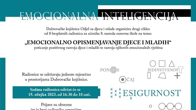 Sedma radionica "Emocionalno opismenjavanje djece i mladih"