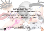 "Lijepa - online i/ili offline" - panel rasprava u Saloči od zrcala