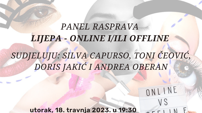 "Lijepa - online i/ili offline" - panel rasprava u Saloči od zrcala