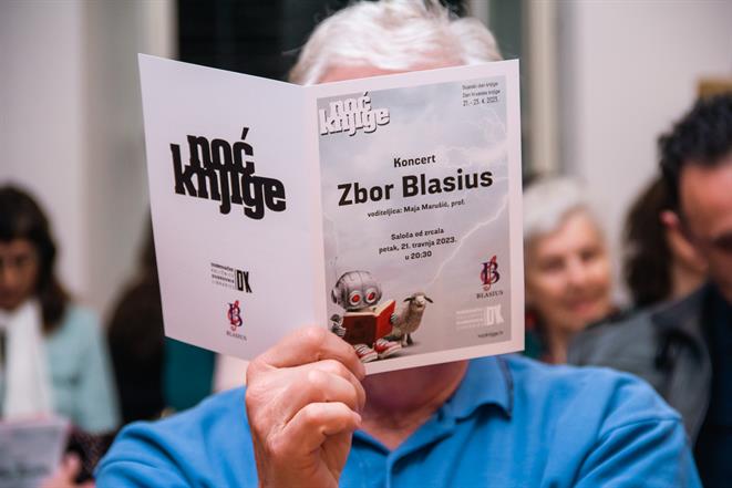 Zbor Blasius održao koncert u okviru Noći knjige
