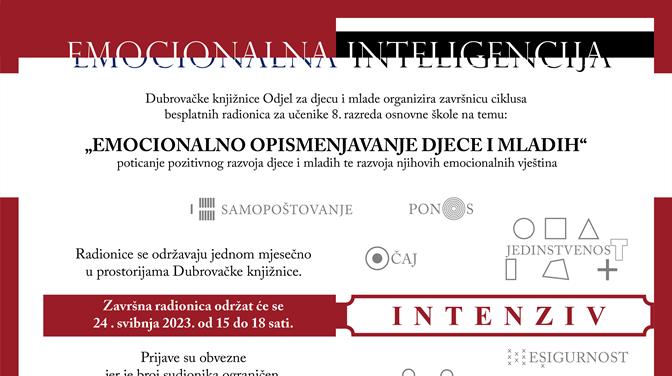 Završna radionica "Emocionalno opismenjavanje djece i mladih"