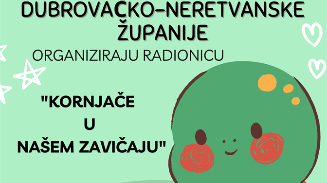 Radionica “Kornjače u našem zavičaju” u ogranku Cavtat