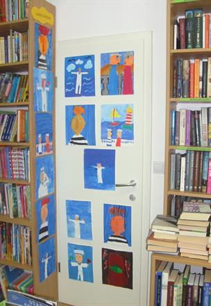 Učenici 2.b razreda OŠ Montovjerna izložili likovne radove u ogranku Montovjerna