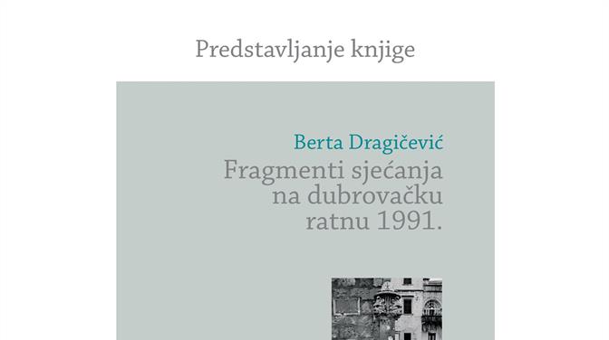 Predstavljanje knjige "Fragmenti sjećanja na dubrovačku ratnu 1991." u Saloči od zrcala