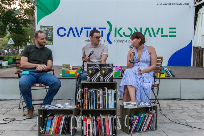 Davor Novevski predstavio roman "Vrtoglavica" u Cavtatu