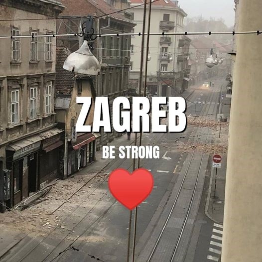Poruka solidarnosti građanima i kolegama u Zagrebu