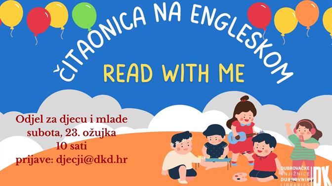 DJEČJI ODJEL Čitaonica na engleskom jeziku "Read with me"