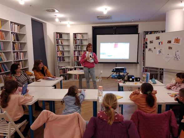 Članice Alijanse u Ogranku Lapad održale dječji program za učenje francuskog jezika