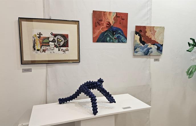 U prizemlju Narodne knjižnice otvorena izložba „Preobrazba materije“