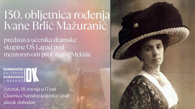 Predstava dramske skupine OŠ Lapad povodom 150. obljetnice rođenja I. B. Mažuranić