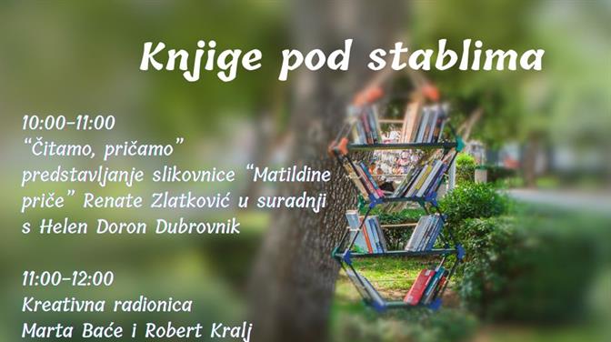 SUBOTA U ČOKOLINU Knjige pod stablima s Renatom Zlatković i Markom Gregurom