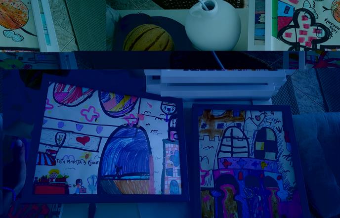 Izložba dječjih radova "Grad u bojama"