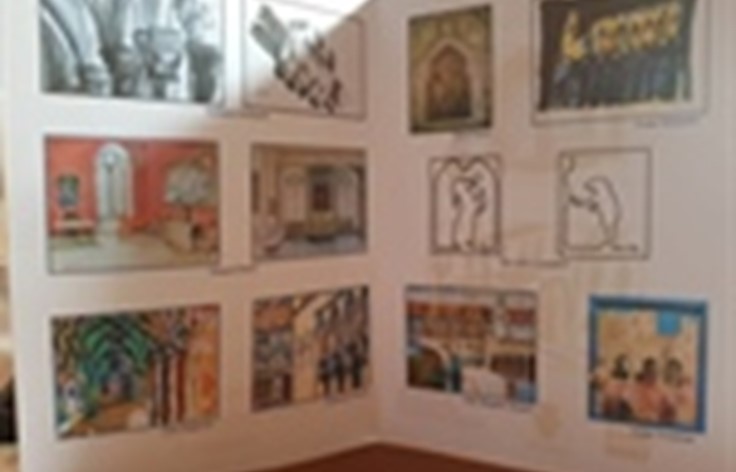 Izložba Galerije Artur ''Knežev dvor'' u prizemlju Narodne knjižnice