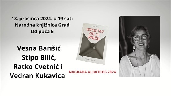 Predstavljanje zbirke Vesne Barišić "Ispričat ću ti priču"