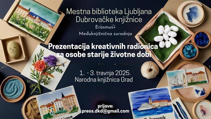 ERASMUS + Prezentacija kreativnih radionica za osobe starije životne dobi
