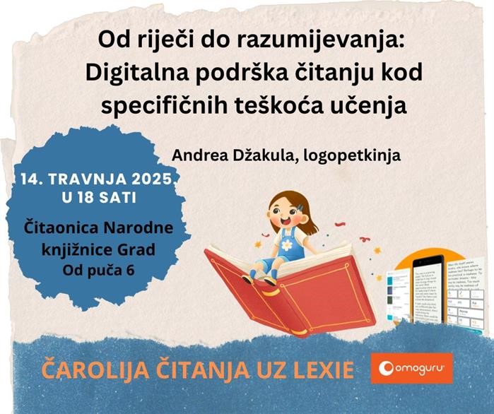Predavanje logopetkinje Andree Džakula o teškoćama u učenju