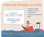 Poziv na radionice u sklopu programa “Čarolija čitanja uz Lexie”