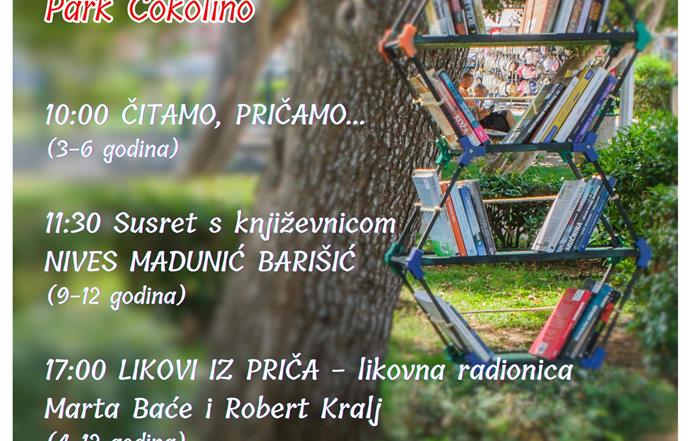POČINJU KNJIGE POD STABLIMA U hladovini parka Čokolino gošća će biti književnica Nives Madunić Barišić