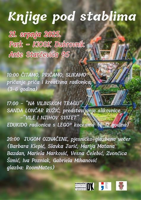 Srpanjske Knjige pod stablima ugostit će Sandu Lončar Ružić i pjesnikinje Jugom označene