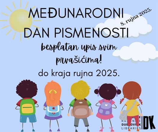 POSTANI ČLAN KNJIŽNICE Besplatan upis za sve prvašiće do kraja rujna!