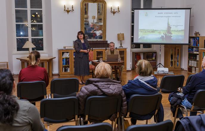Silvija Batoš i Đivo Bašić predavanjem obilježili 150. godišnjicu havarije dubrovačko-riječkog jedrenjaka Stefano